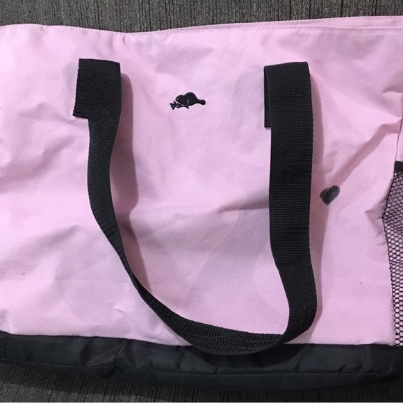 Roots Pink and Gray Women's Tote Bag - Picture 2 of 9